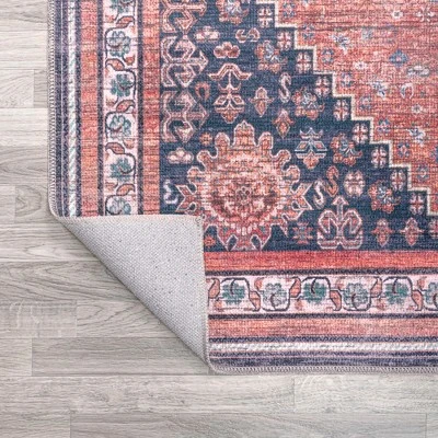 Dalyan Geometric Medallions Washable Area Rug - JONATHAN Y - Image 2