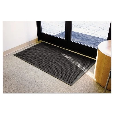 2'x3' Rectangle Solid Plastic Floor Mat Black - Guardian - Image 5