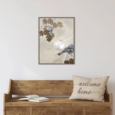 18" X 24" Bird 3 By Design Fabrikken Framed Canvas Wall Art - Amanti Art - Image 4