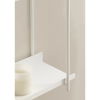 Kate & Laurel All Things Decor 20" Dominic Tiered Wall Shelf White - Image 7
