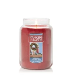 Classic 22oz 'SPARKING WINTER BERRY' Original Large Jar - Yankee Candle