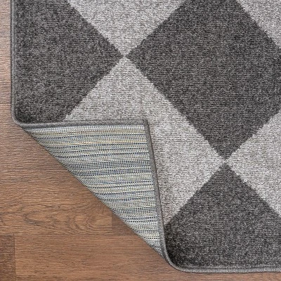 JONATHAN Y Draper Classic Geometric Diamond Pattern Area Rug - Image 4