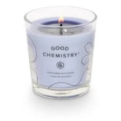 Good Chemistry™ Refillable Glass Candle Pomelo And Peace Out - 8.3 Oz