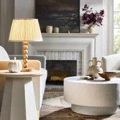 Turned Wood Stick Lamp Base Brown - Thresholdâ„¢ Designed With Studio McGee