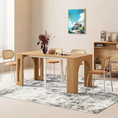 9x12 Area Rugs For Living Room Bedroom Non Slip Machine Washable Soft Modern Abstract Rugs Stain Resistant & Low Pile Large Rug - Image 2