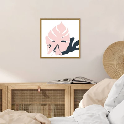 16" X 16" Protector By Niya Christine Framed Canvas Wall Art Pink - Amanti Art - Image 4