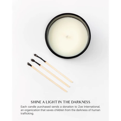 Benevolence LA Premium All Natural Soy Candles In Matte Black Glass Jar - Image 5