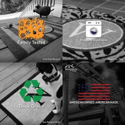 2'x3' ColorStar Static Door Mat Blue - Bungalow Flooring - Image 6