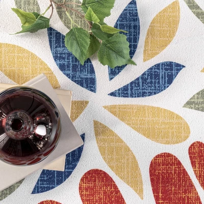 NuLOOM McEwen Bohemian Floral Machine Washable Area Rug - Image 5