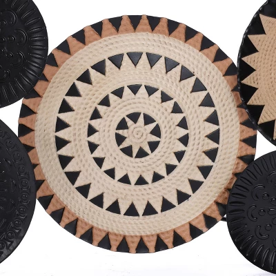 LuxenHome Southwestern Multi-Color Metal Accent Wall Art Decor - Image 9