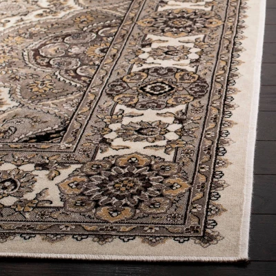 3'3"x4'7" Medallion Loomed Accent Rug Ivory - Safavieh