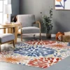 NuLOOM McEwen Bohemian Floral Machine Washable Area Rug