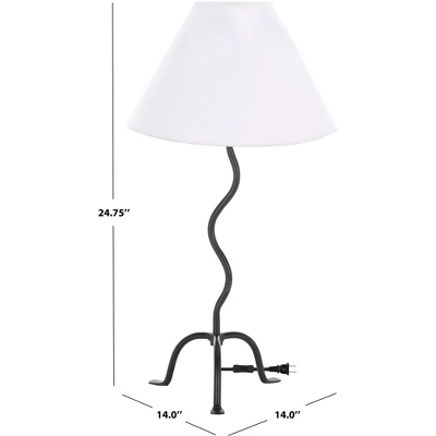 Chey 24.75" Metal Table Lamp - TBL3024 - Black - Safavieh - Image 5