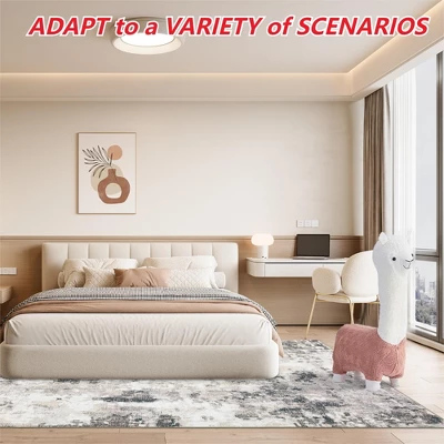 9x12 Area Rugs For Living Room Bedroom Non Slip Machine Washable Soft Modern Abstract Rugs Stain Resistant & Low Pile Large Rug - Image 3