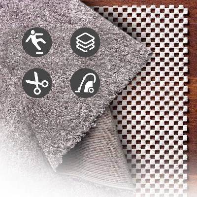 Nevlers Non-Slip Grip Pad For Rugs 6'x9' - White - Image 6