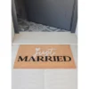 Shiraleah "Just Married" Doormat