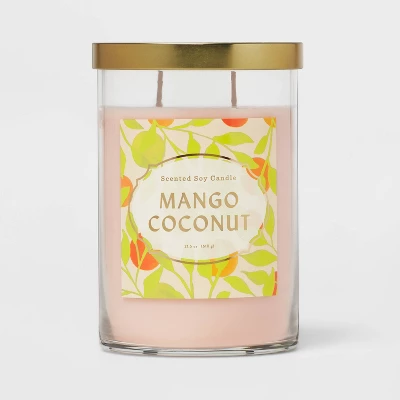 Glass Jar Mango Coconut Candle - Opalhouse⢠- Image 3