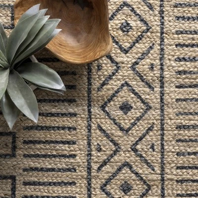 NuLOOM Micaela Global Braided Jute Area Rug - Image 6