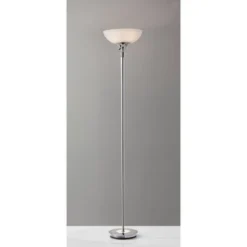 71.5" Metropolis Floor Lamp Silver - Adesso