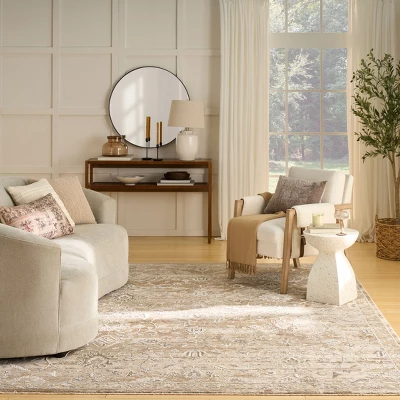 Nourison Harbor Vintage Floral Indoor Area Rug - Image 3