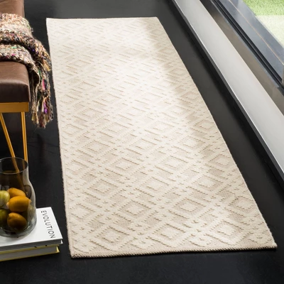 Geometric Woven Runner Ivory - Safavieh - Image 2