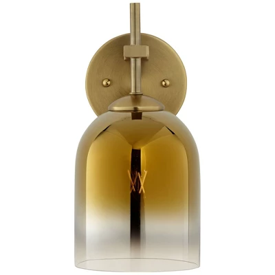 Possini Euro Design Possini Euro Freya 11 1/2" High Gradient Gold Wall Sconce - Image 7