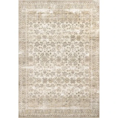 NuLOOM Deadra Vintage Floral Machine Washable Area Rug - Image 12