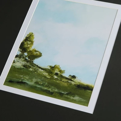 Across The Plains Framed Glass Wall Art Double Mat - Martha Stewart - Image 5