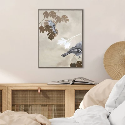 18" X 24" Bird 3 By Design Fabrikken Framed Canvas Wall Art - Amanti Art - Image 5