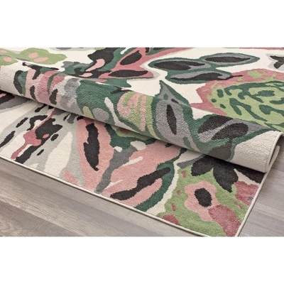 Rugs America Hanna Floral Transitional Area Rug - Image 4