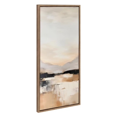 Kate & Laurel All Things Decor 18"x40" Sylvie Peaceful Landscape III Framed Canvas By Amy Lighthall Gold - Image 8