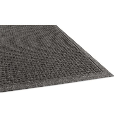 2'x3' Rectangle Solid Plastic Floor Mat Black - Guardian - Image 6
