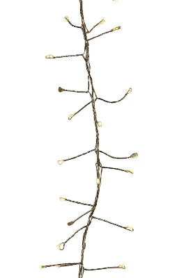 Kurt Adler 24-Foot 720-Light Warm White Twinkle LED Fairy Cluster Garland - Image 3