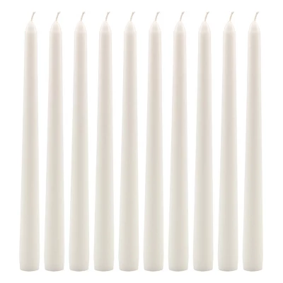 10" Taper Candle White - Stonebriar Collection - Image 5
