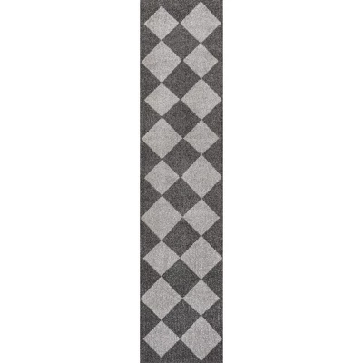 JONATHAN Y Draper Classic Geometric Diamond Pattern Area Rug
