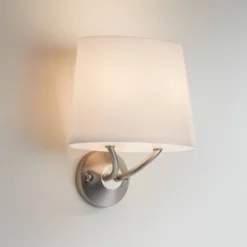 Possini Euro Design Possini Euro 11 3/4" High Brushed Nickel Modern Wall Sconce Light